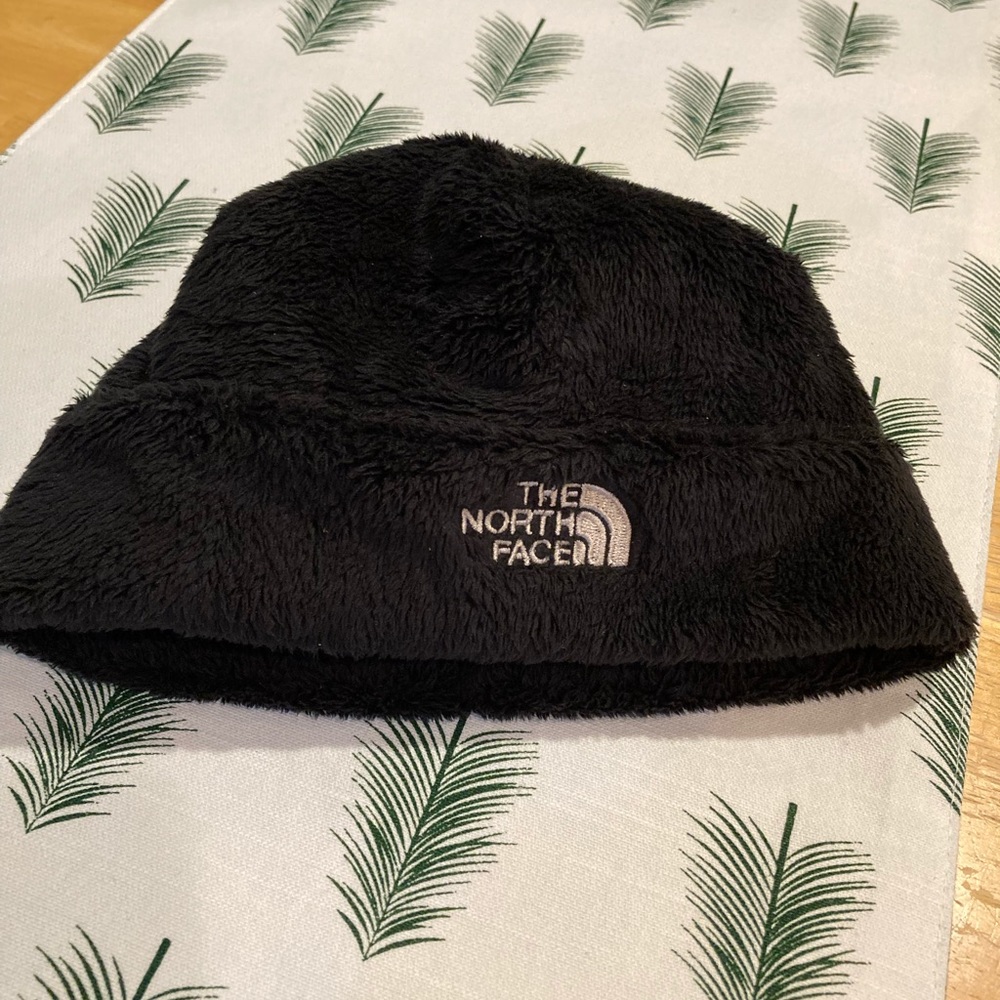 North Face girls Fleece Beanie Hat